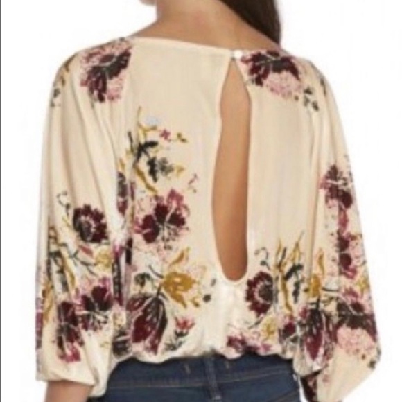 FREE PEOPLE Velvet Babe Slouchy oversized Bodysuit - Picture 9 of 9